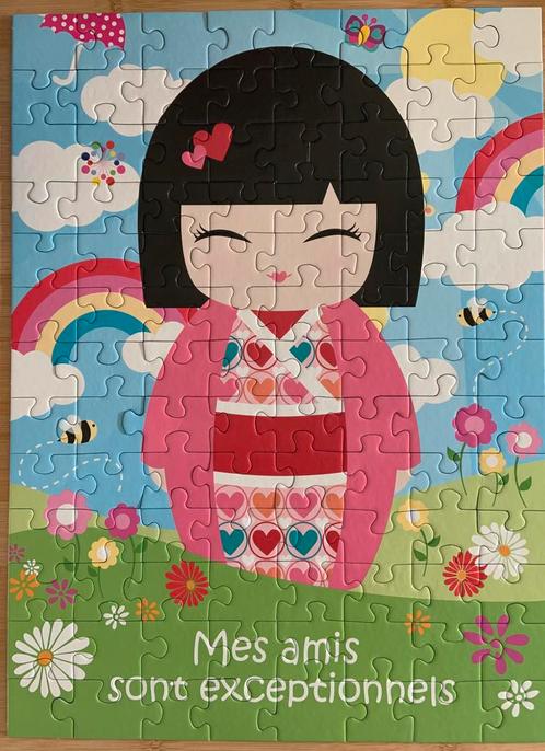 Ravenburgers puzzel 100 stukjes 5+, Kinderen en Baby's, Speelgoed | Kinderpuzzels, Gebruikt, 6 jaar of ouder, Meer dan 50 stukjes