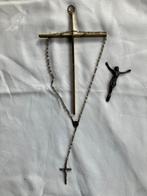 Kruis met rozenkrans, Ophalen of Verzenden, Gebruikt, Overige typen, Christendom | Katholiek