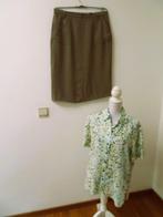 C58 FRANKENWALDER rok en blouse groen maat 44, Kleding | Dames, Rokken, Maat 42/44 (L), Ophalen of Verzenden, Zo goed als nieuw
