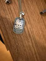 Budha to budha set! Ketting 50cm met army tag budhatobudha, Ophalen of Verzenden, Zo goed als nieuw, Zilver