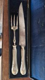 Antieke zilveren trancheer set (950), Ophalen of Verzenden