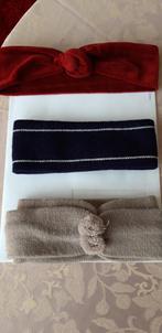 3 st. Hoofdbanden, rood, blauw, beige, Ophalen of Verzenden, Zo goed als nieuw, Maat 38/40 (M), Sjaal