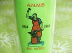 A.N.M.B. afd. Dieren 1914 - 1964 Vintage bierglas, Verzamelen, Vintage glas Dieren, Ophalen of Verzenden, Zo goed als nieuw