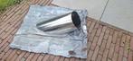 Dakdoorvoer 200mm met loodflap, Gebruikt, Overige typen, Ophalen of Verzenden, Minder dan 5 m²