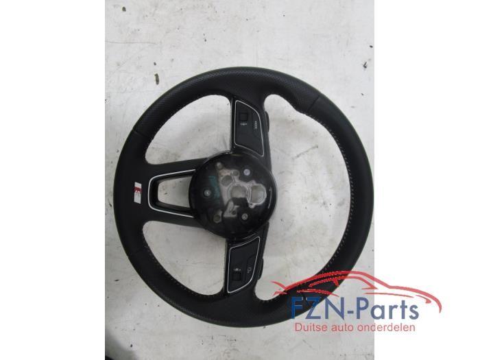 Audi A4 8W S-Line Stuur MF+F1 Leer (Leder, leren), Auto-onderdelen, Ophalen of Verzenden, Gebruikt