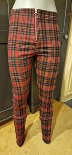Rode Stretch Legging Schotse Ruit Maat M, Maat 38/40 (M), Yu&me, Ophalen of Verzenden, Zo goed als nieuw