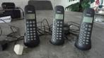 Telefoons 3-delig, Ophalen, Zo goed als nieuw, 3 handsets, Stralingsarm