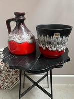 Vintage Bay Keramik Vaas en Bloempot, Antiek en Kunst, Antiek | Keramiek en Aardewerk, Ophalen of Verzenden