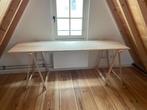Houten Trestle Tafel - Bureau, Huis en Inrichting, Tafelonderdelen, Gebruikt, Rechthoekig, Overige houtsoorten, 50 tot 100 cm