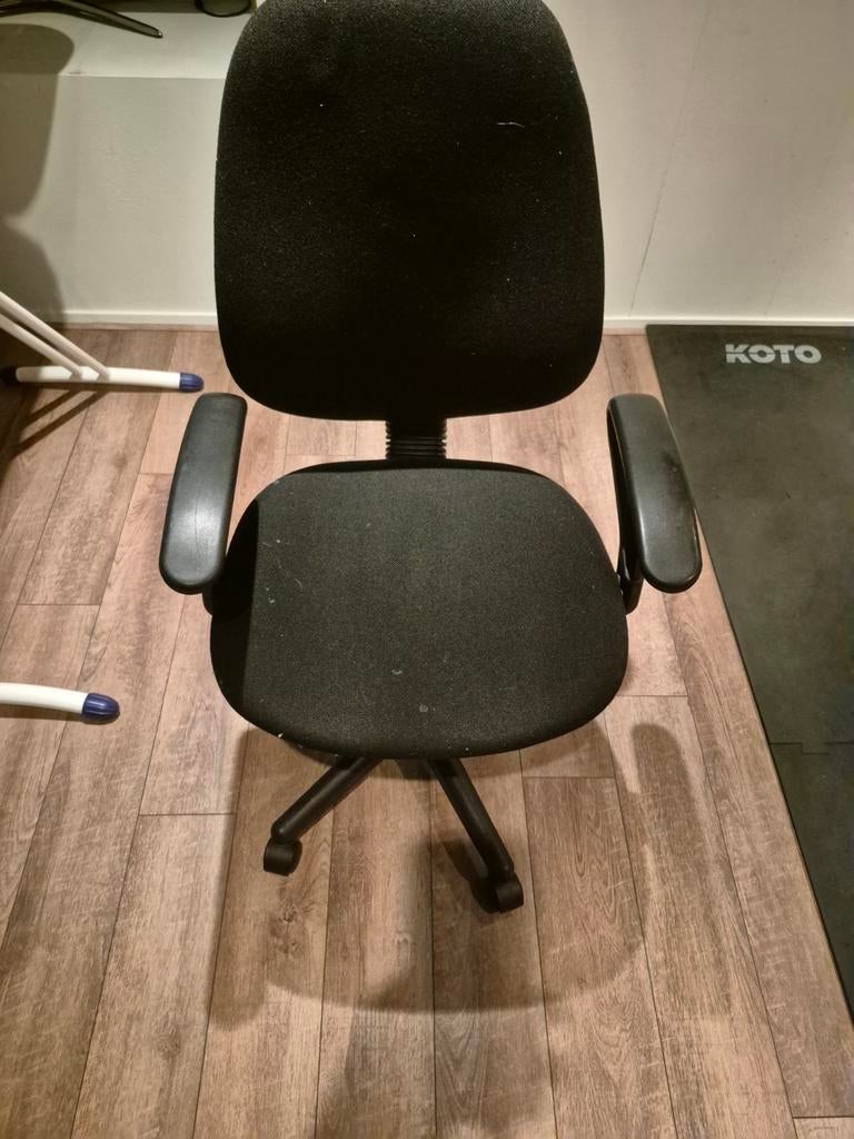 Bureau stoel, Ophalen, Zo goed als nieuw, Zwart