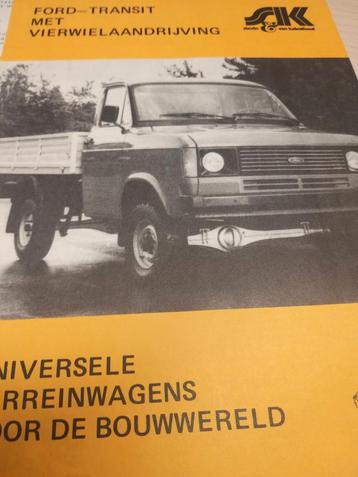 Ford transit 4x4 pick-up Stevin SK brochure set Nederlands  beschikbaar voor biedingen