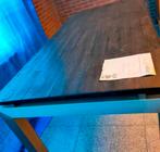 Nieuw! Bartafel Hout blad/ RVS onderstel, Ophalen, Nieuw