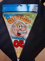 Abraham 50 jaar vlaggenlijn - Feestversiering, Ophalen of Verzenden, Zo goed als nieuw, Versiering, Abraham of Sarah