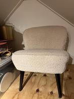 Fauteuil Karwei Sara bouclé creme, Huis en Inrichting, Fauteuils, Ophalen, Gebruikt, 75 tot 100 cm, 50 tot 75 cm