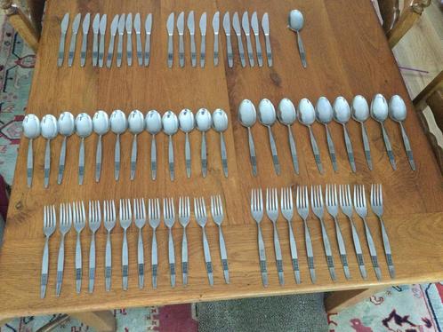 63 delig bestek, vintage, voor zowel, ontbijt als diner, Huis en Inrichting, Keuken | Servies, Gebruikt, Overige typen, Overige stijlen