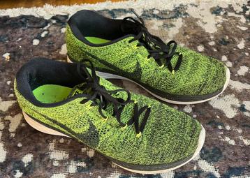 Nike flyknit lunar 3 in helder groen maat 44,5 op label  beschikbaar voor biedingen