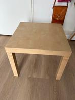 Mooi Ikea tafeltje licht hout - snel ophalen!, Huis en Inrichting, Tafels | Eettafels, Ophalen, Gebruikt, Vierkant, Tot twee personen