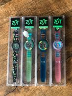 4x vintage ZOT watch horloge horloges swatch look, Sieraden, Tassen en Uiterlijk, Horloges | Dames, Nieuw, Overige merken, Kunststof