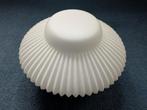 Vintage Lamp Glazen Lamp Witte Lampenkap Retro, Huis en Inrichting, Lampen | Lampenkappen, Ophalen of Verzenden, Zo goed als nieuw