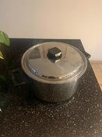 Gebruikte pan met deksel - 4 liter, Huis en Inrichting, Keuken | Potten en Pannen, Ophalen of Verzenden, Gebruikt, Aluminium, Kookpan of Snelkookpan