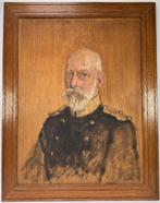 Olieverfschilderij – portret van officier, begin 20e eeuw, Antiek en Kunst, Kunst | Schilderijen | Klassiek, Ophalen of Verzenden