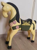 Beeld paard sculptuur hout uniek groot houtsnijwerk, Antiek en Kunst, Ophalen of Verzenden