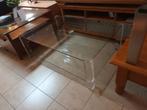 Mooie Glazen Salontafel., Ophalen, Gebruikt, 100 tot 150 cm, 50 tot 100 cm