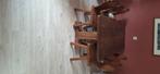 Eiken eettafel, Ophalen, Gebruikt, Eikenhout, 50 tot 100 cm