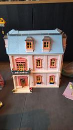Playmobil roze herenhuis 5303 compleet ingericht, Ophalen of Verzenden, Zo goed als nieuw