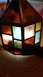 Antiek Glas in Lood Lampje - Goed Werkend!, Ophalen