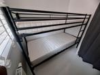 Stapelbed BRAM + 2x IKEA Matrassen + 4x Matrasbeschermers, Ophalen, 90 cm, 160 tot 180 cm, Tweepersoons