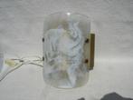 2x Murano glazen plafondlamp & wandlamp Hillebrand,1970, Huis en Inrichting, Lampen | Plafondlampen, Ophalen of Verzenden, Gebruikt