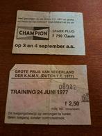 TT Assen kaartjes vintage 1970's, Ophalen of Verzenden, PSV