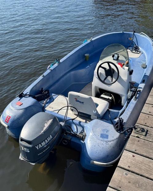 Jeanneau Cap 370 Console  + 15 pk Yamaha 4t - 1300 euro, Watersport en Boten, Motorboten en Motorjachten, Gebruikt, Polyester