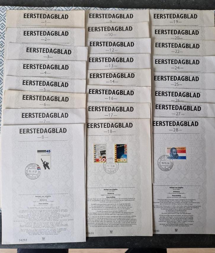 Nederland Eerstedagblad 24 stuks Uitgever Importa, Postzegels en Munten, Brieven en Enveloppen | Nederland, Overige typen, Ophalen of Verzenden