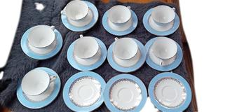 Frans vintage porselein cafe Gilbert beschikbaar voor biedingen