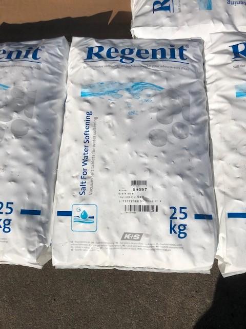 Onthardingszout Regenit zak 25kg €11,50 incl. BTW, Witgoed en Apparatuur, Waterontharders, Nieuw, Waterontharder met zout, Ophalen