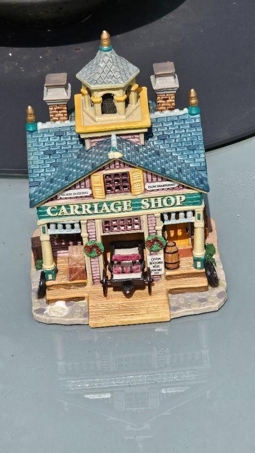 Lemax Carriage shop voor kerstdorp Zeldzaam, Diversen, Kerst, Gebruikt, Ophalen of Verzenden