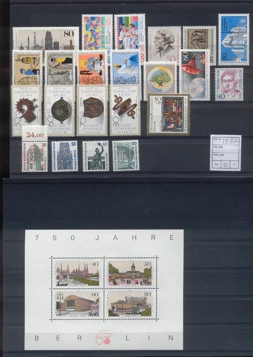 Duitsland Berlijn, Jaargang 1987 compleet postfris., Postzegels en Munten, Postzegels | Europa | Duitsland, Postfris, Overige periodes