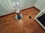 Prachtige Staande Lamp met glazen stolp hoog 150 cm, Huis en Inrichting, Ophalen, Zo goed als nieuw, Metaal, 150 tot 200 cm