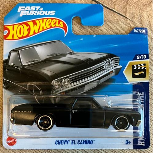 Hot Wheels Chevy El Camino Hotwheels Fast & Furious, Hobby en Vrije tijd, Modelauto's | Overige schalen, Nieuw, Ophalen of Verzenden