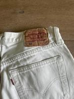 Vintage Levi's 501 Witte Jeans W33 L 30, Kleding | Dames, Spijkerbroeken en Jeans, Ophalen of Verzenden, Gedragen, Wit, W30 - W32 (confectie 38/40)