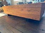 Robuust eiken salontafel, Ophalen, 100 tot 150 cm, Eikenhout, 50 tot 100 cm