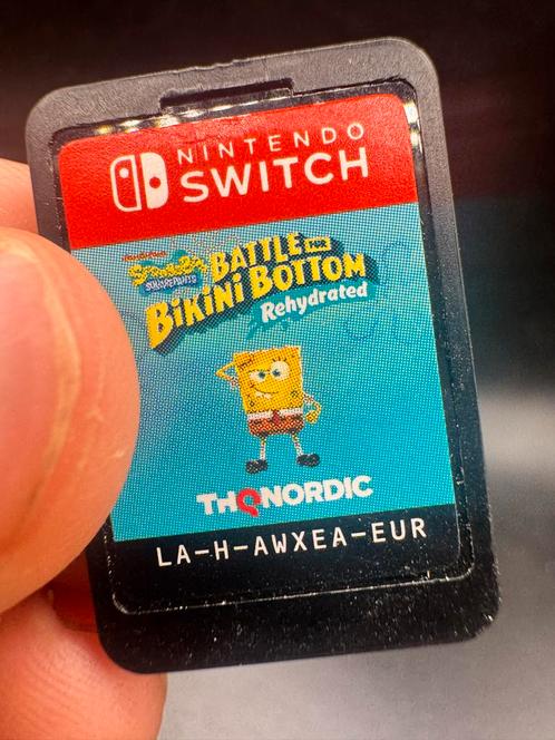 SpongeBob Battle for Bikini Bottom Switch, Spelcomputers en Games, Games | Nintendo Switch, Gebruikt, Avontuur en Actie, 1 speler