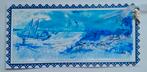 Scheepje in de storm, geschilderd met aquarel verf., Ophalen of Verzenden, Zo goed als nieuw