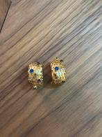 Vintage Jaren '50/'60 Oorklips met Kleurrijke Steentjes, Gebruikt, Ophalen of Verzenden, Met edelsteen, Knopjes of Stekers