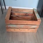 Houten Krat - Decoratief & Praktisch, Ophalen, Gebruikt, Overige houtsoorten