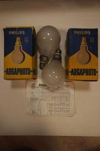 Vintage New Old Stock; Philips Argaphoto studiolampen 2x, Ophalen of Verzenden, Nieuw, Lamp of Flitsset