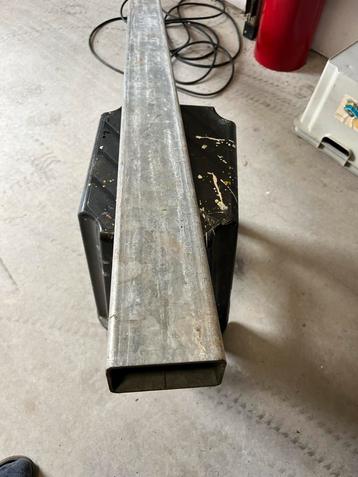 Nieuwe gegalvaniseerde koker 2180x100x50x3 mm beschikbaar voor biedingen
