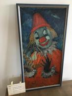 Schilderij clown gemaakt door Jo Konijnenburg-de Groot, Antiek en Kunst, Kunst | Schilderijen | Abstract, Ophalen